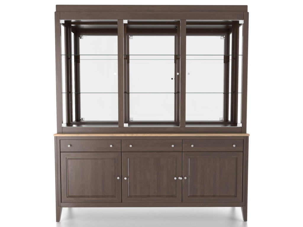 Canadel Custom Dining Customizable 72 Inch Buffet Hutch Esprit