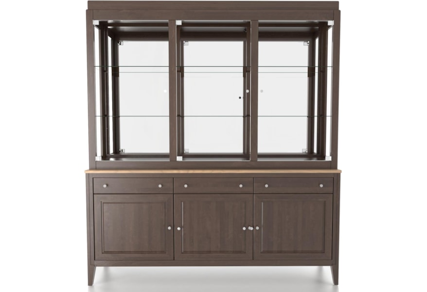 Canadel Custom Dining Customizable 72 Inch Buffet Hutch Reid S Furniture China Cabinets