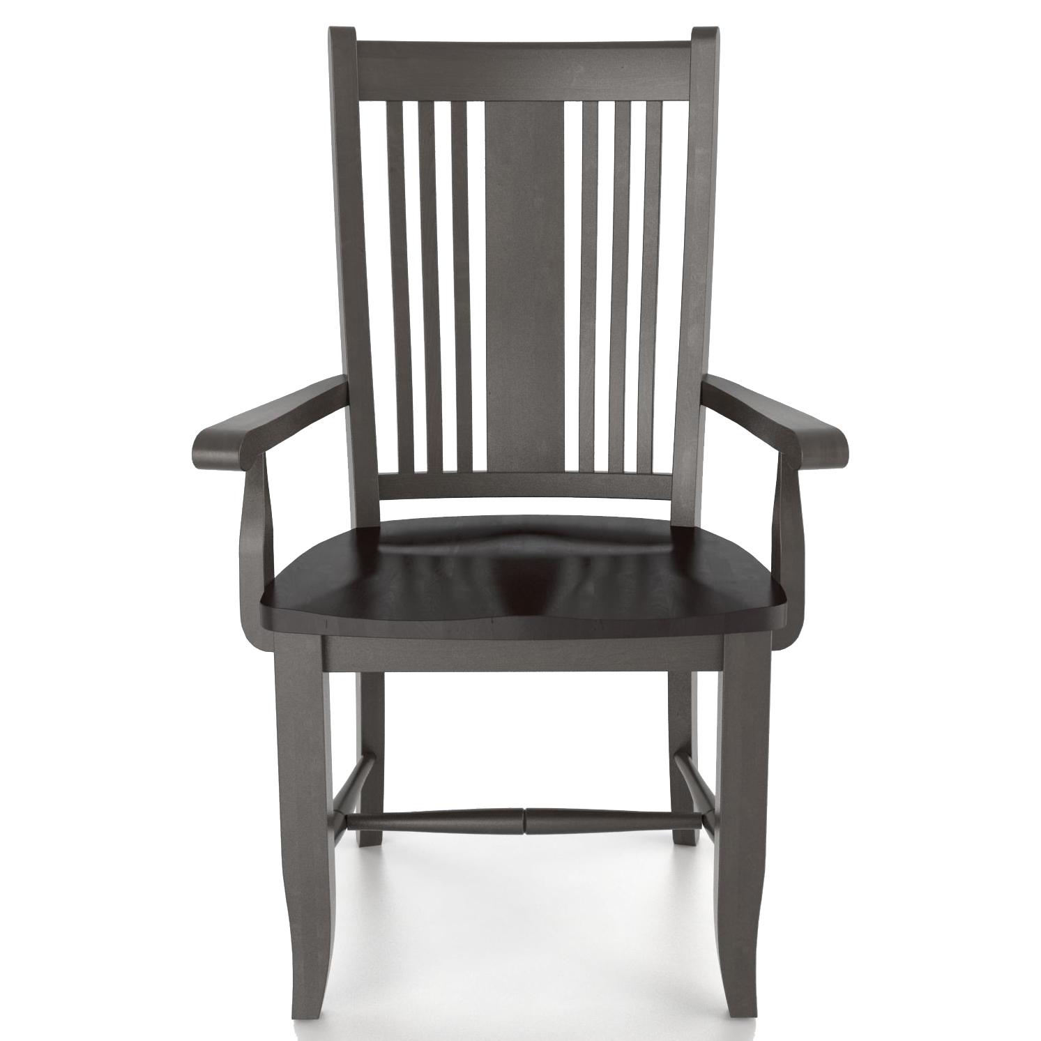 Canadel Custom Dining Customizable Arm Chair Wood Seat Reid S