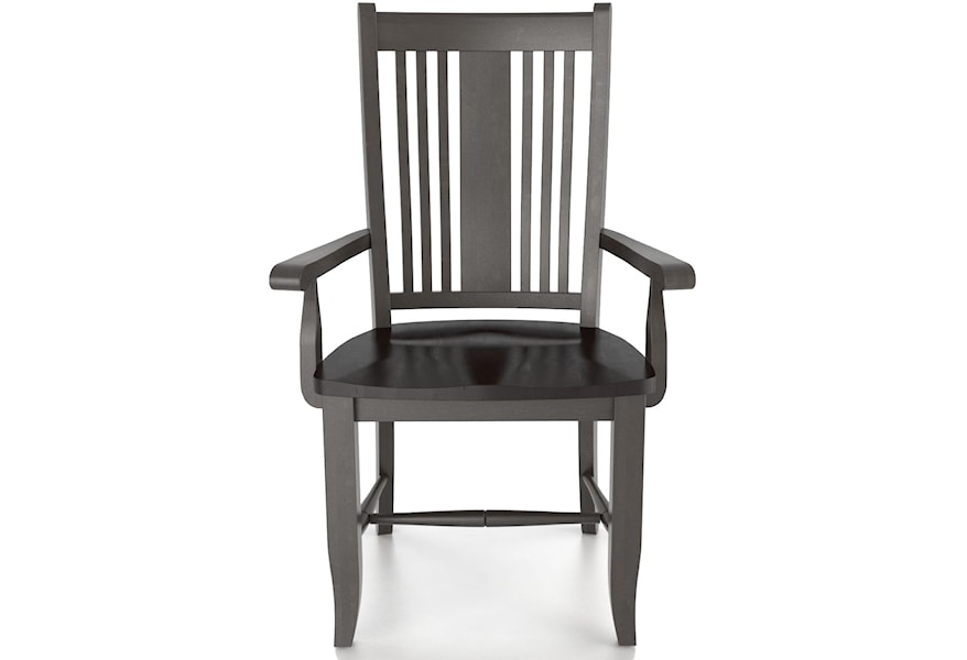 Canadel Custom Dining Customizable Arm Chair Wood Seat Reid S