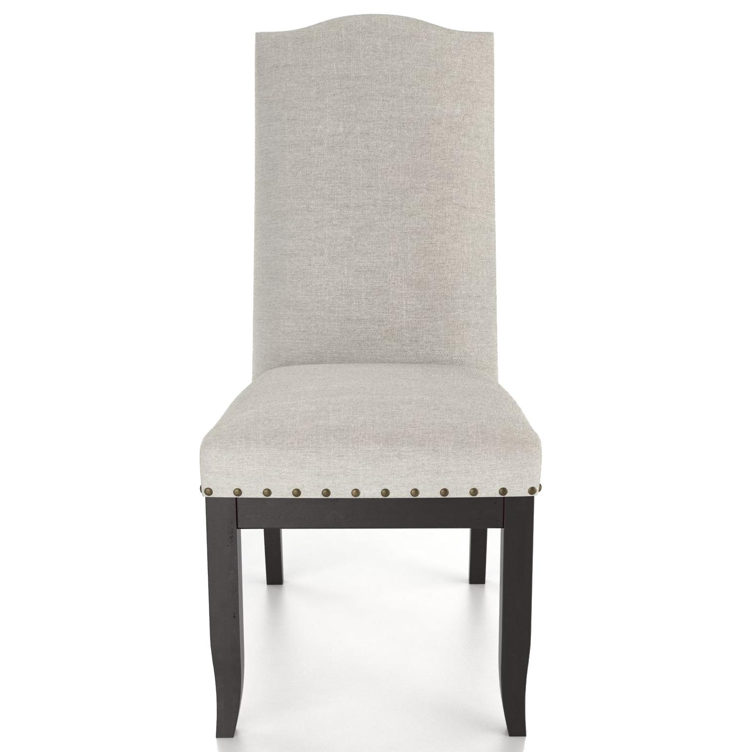 Canadel Custom Dining Customizable Upholstered Side Chair With Nailhead Trim Turk Furniture Dining Side Chairs