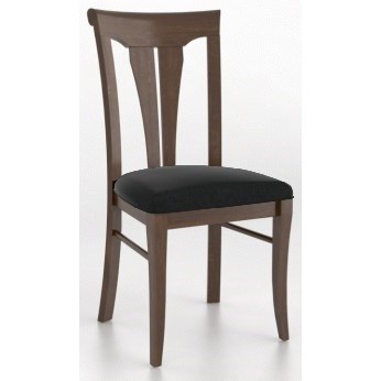 Canadel Custom Dining Customizable Sheaf Back Upholstered Side Chair Turk Furniture Dining Side Chairs