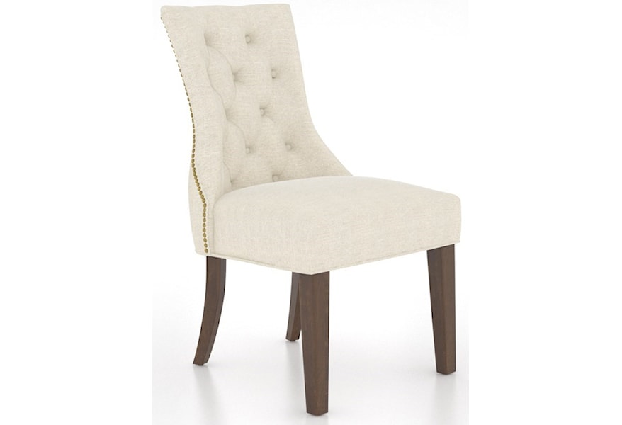 Canadel Core Custom Dining Cnn0317dtw19mna Customizable Upholstered Side Chair With Nailhead Trim Esprit Decor Home Furnishings Dining Side Chairs