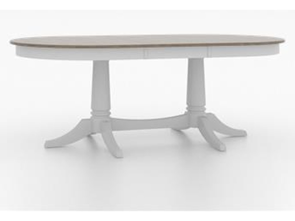 Canadel Custom Dining Customizable Oval Table With Trestle Custom Dining Customizable Oval Table With Trestle Base By Canadel