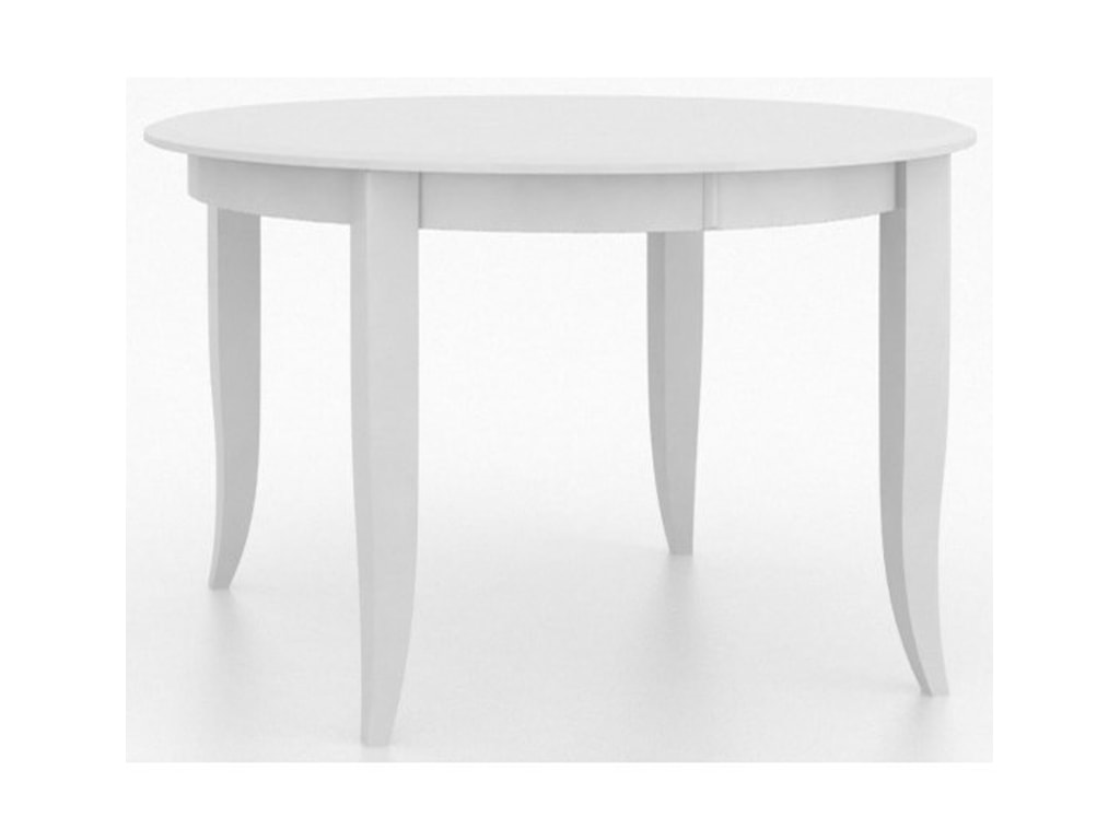 Canadel Custom Dining Trn048485151gnnbf Customizable Round Custom Dining Customizable Round Table By Canadel