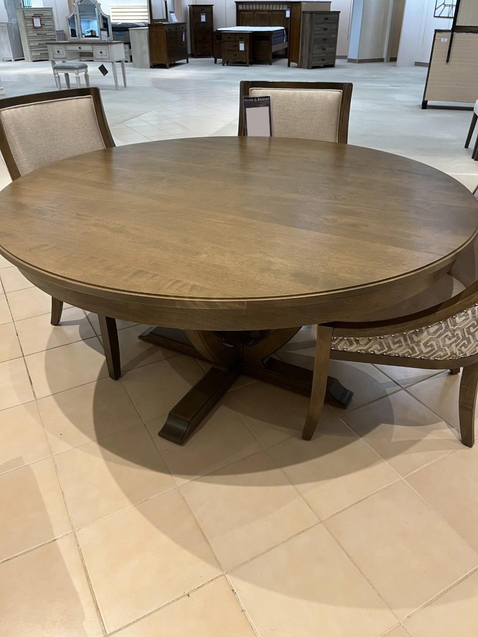 Canadel Dining Room 1366318 Round Dining Table Dunk Bright