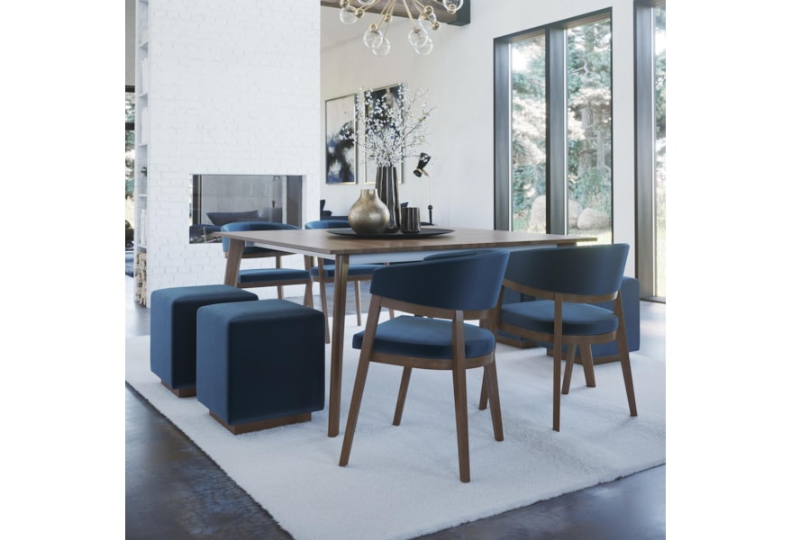 Canadel Downtown Custom Dining Customizable Dining Set With Cube