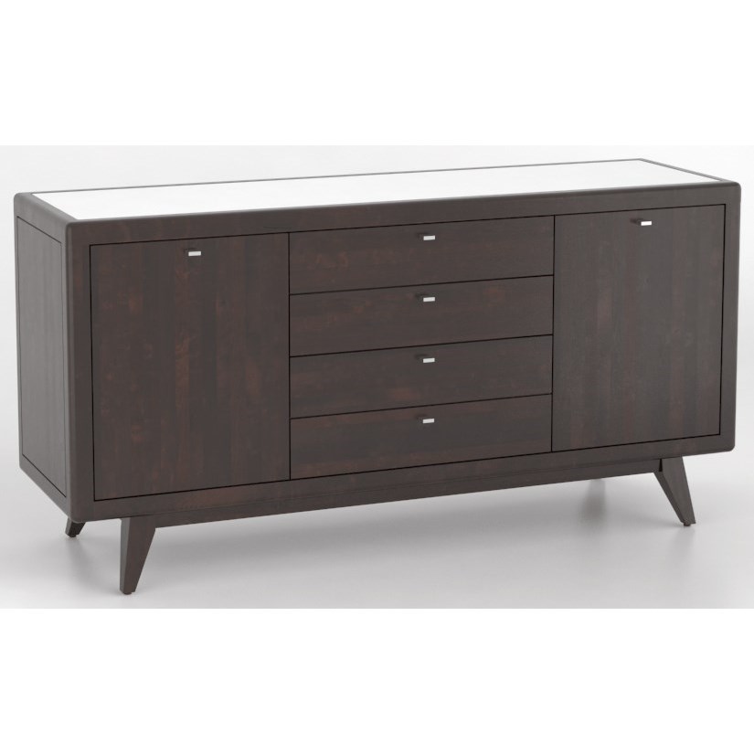 Canadel Downtown Custom Dining Contemporary Customizable Buffet