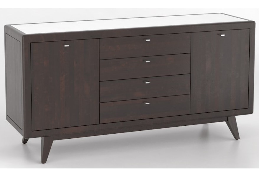 Canadel Downtown Custom Dining Contemporary Customizable Buffet
