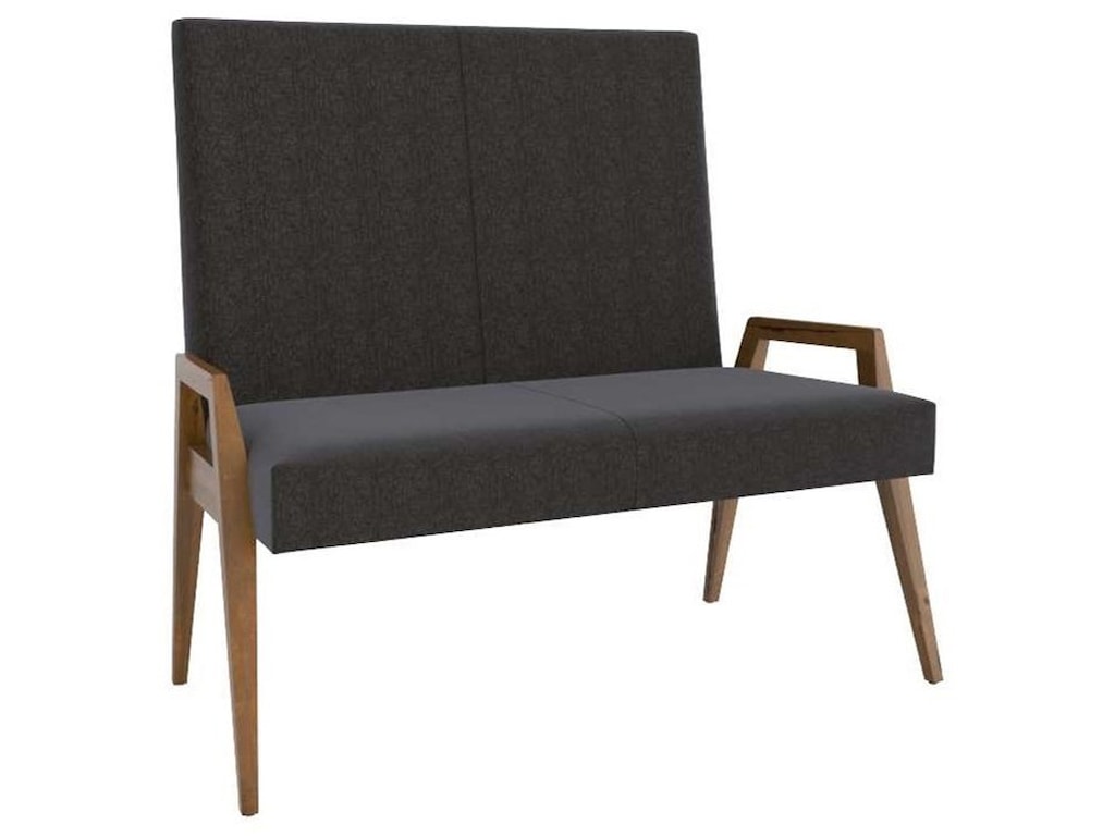 Canadel East Side Customizable Dining Bench With Upholstered Seat