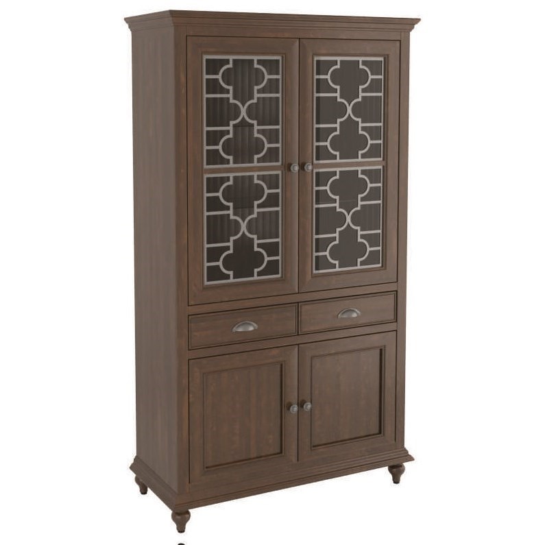 Canadel Farmhouse Chic Customizable Buffet Display Cabinet