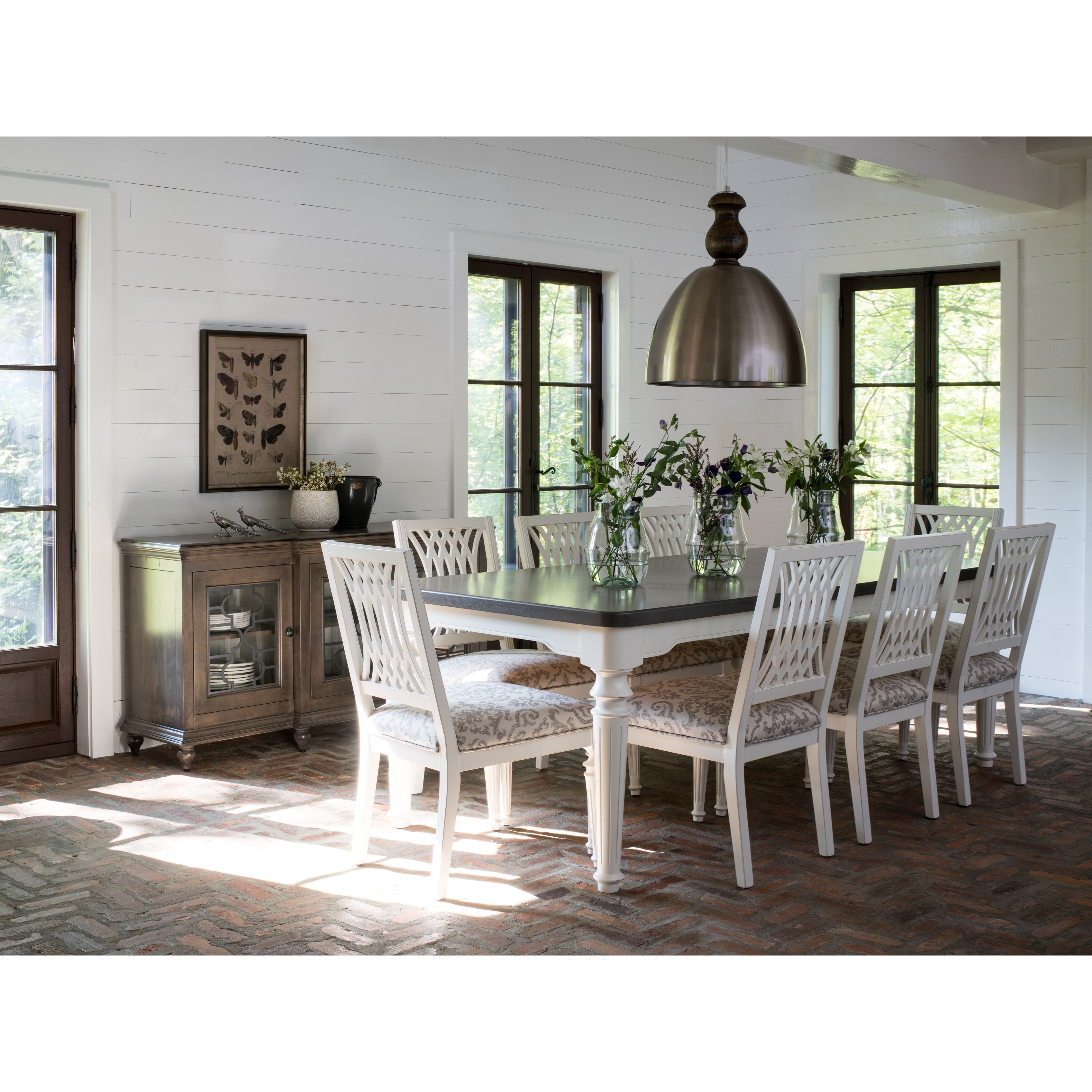 Canadel Farmhouse Chic Customizable Rectangular Dining Table With