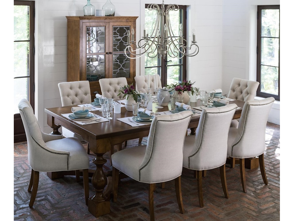 Canadel Farmhouse Chic Customizable Dining Table Set Williams