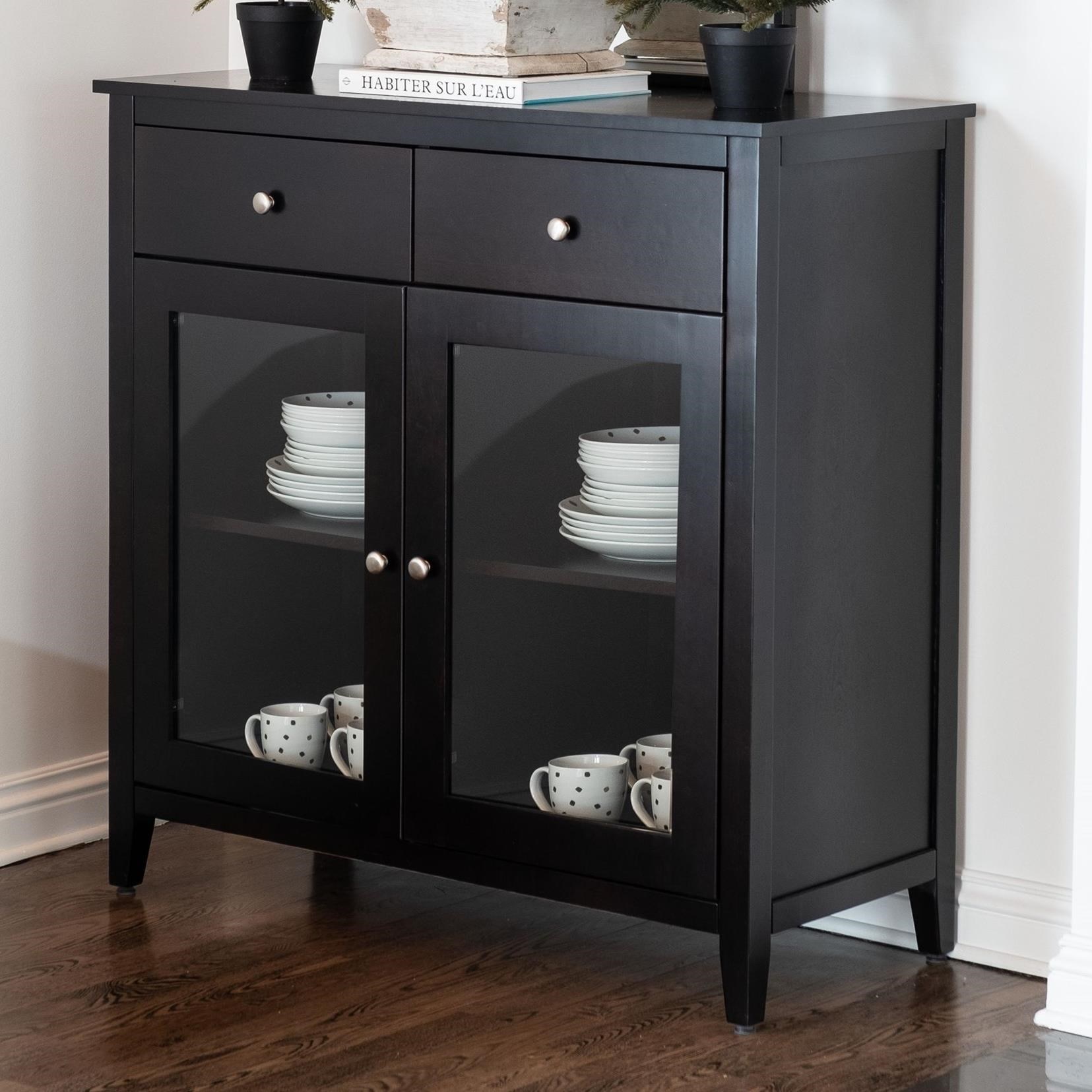 Canadel Gourmet Custom Dining Customizable Buffet With Glass