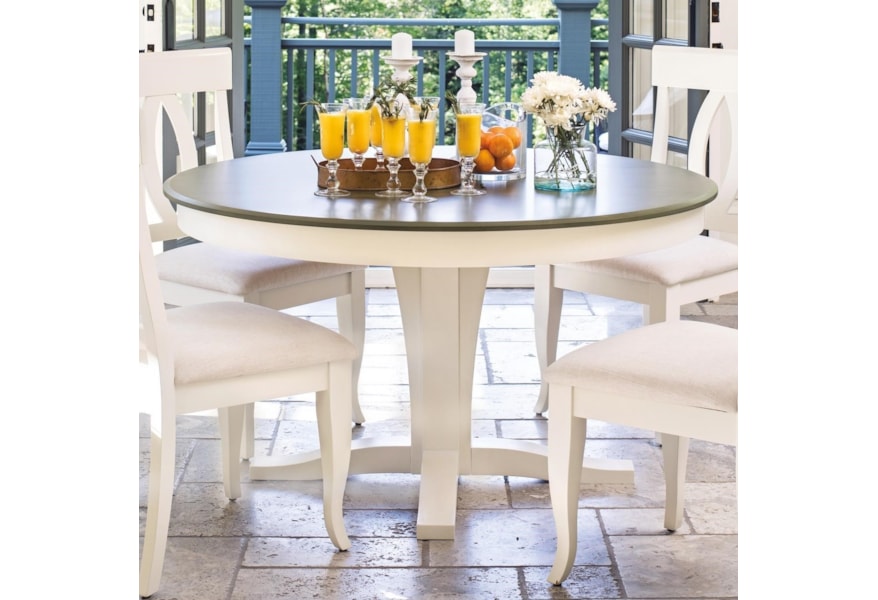 Canadel Gourmet Custom Dining Customizable Round Table Godby Home Furnishings Kitchen Tables