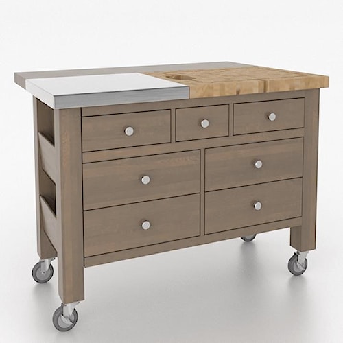 Canadel Gourmet Kitchen Island Canadel Gourmet Kitchen Island