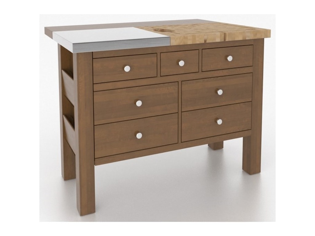 Canadel Gourmet Isl04836na03mt4 Customizable Kitchen Island With