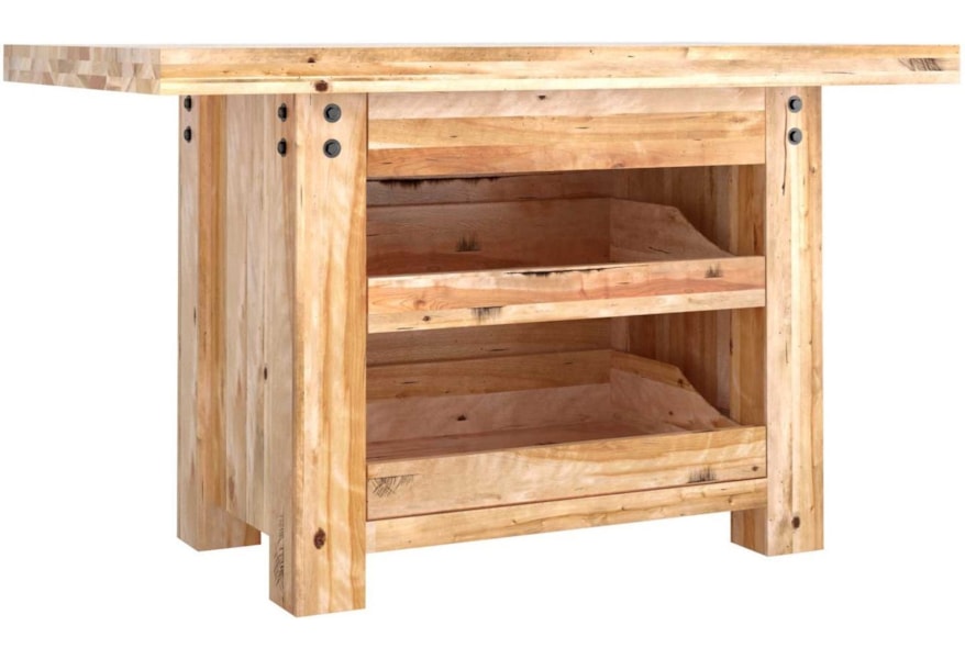 Canadel Loft Custom Dining Customizable Island Table With 3 Drawers Wilson S Furniture Kitchen Islands