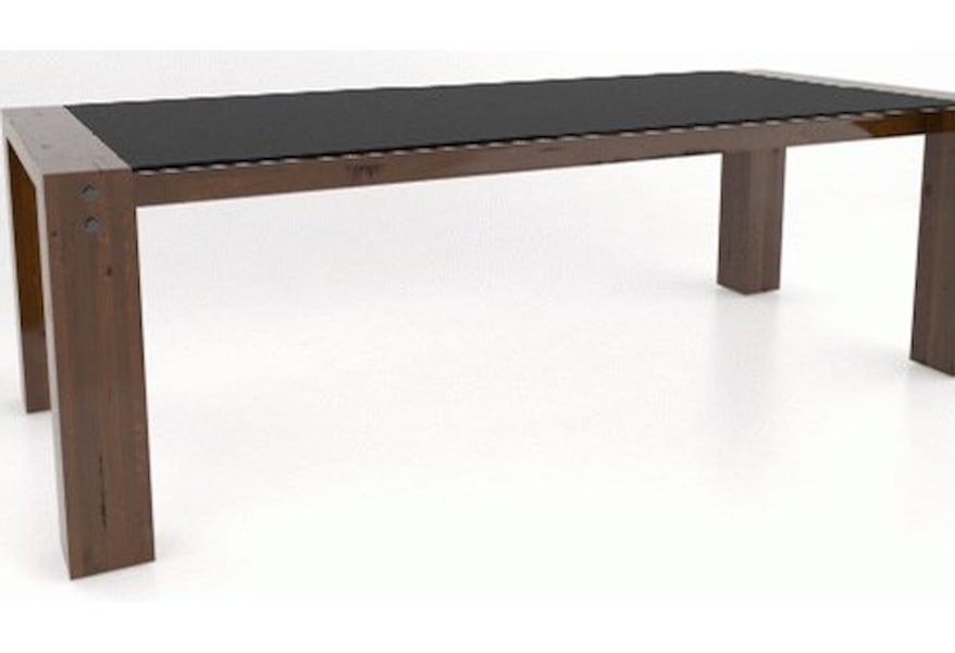Canadel Loft Custom Dining Gre04084ct19rlnnf Customizable Rectangular Dining Table Becker Furniture Dining Tables