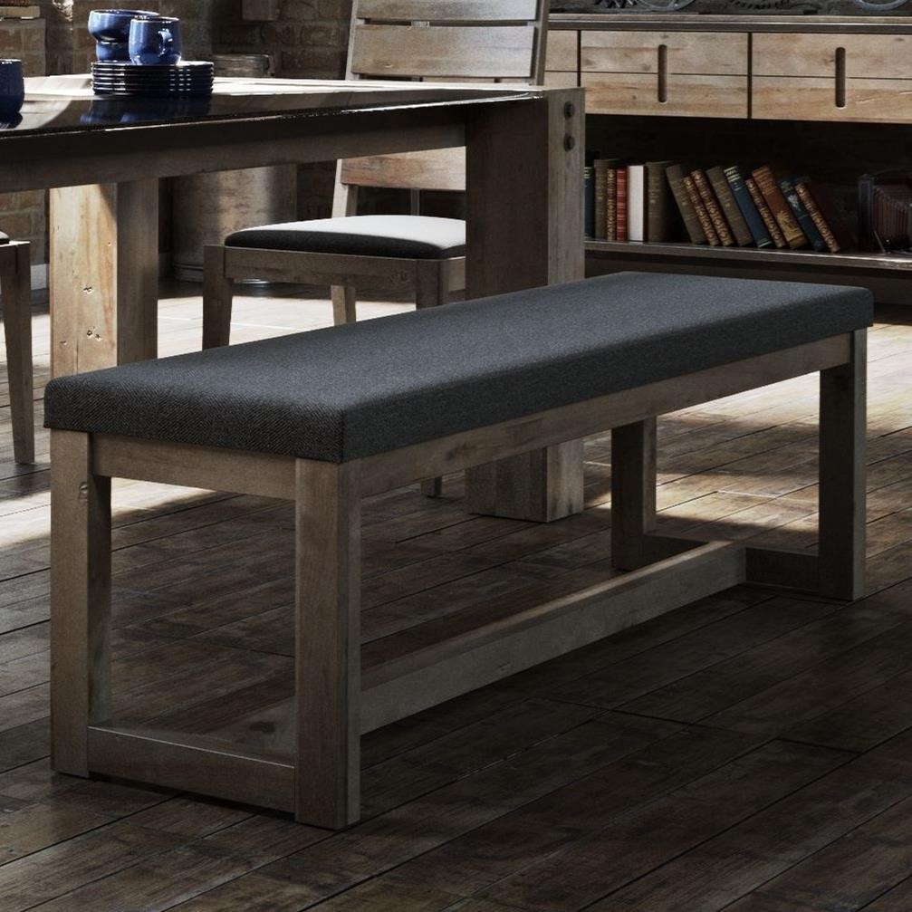 Canadel Loft Custom Dining Customizable Bench With Upholstered Seat Belfort Furniture Dining Benches