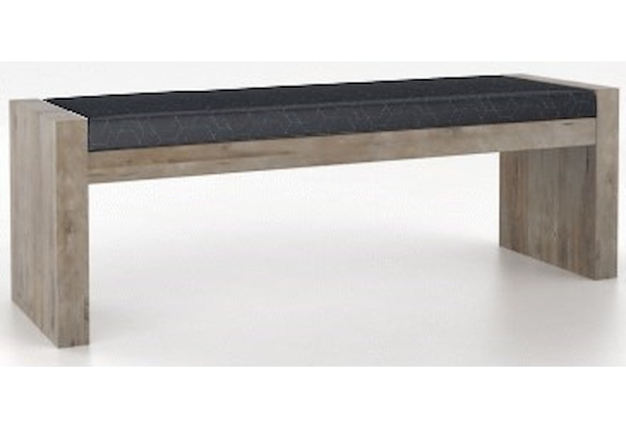Canadel Loft Custom Dining Customizable Upholstered Bench Sprintz Furniture Dining Benches