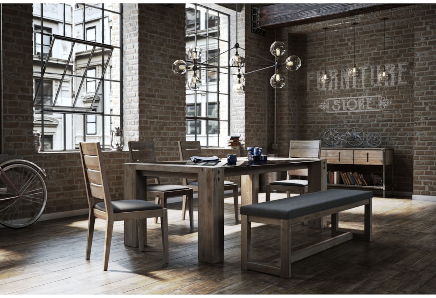 Canadel Loft Custom Dining Dining Room Group Steger S Furniture Formal Dining Room Groups