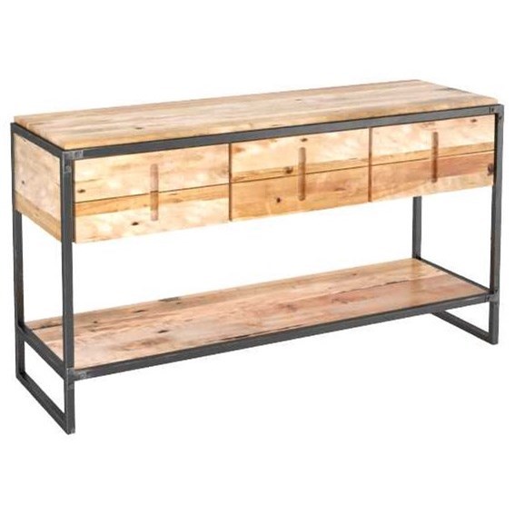 Canadel Loft Customizable Buffet With Metal Frame Sprintz Furniture Sideboards