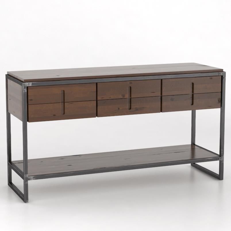 Canadel Loft Customizable Buffet With Metal Frame Jordan S Home Furnishings Sideboards
