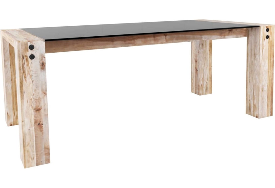 Canadel Loft Gre03878ct02rlnnf Customizable Rectangular Glass Top Dining Table Becker Furniture Dining Tables