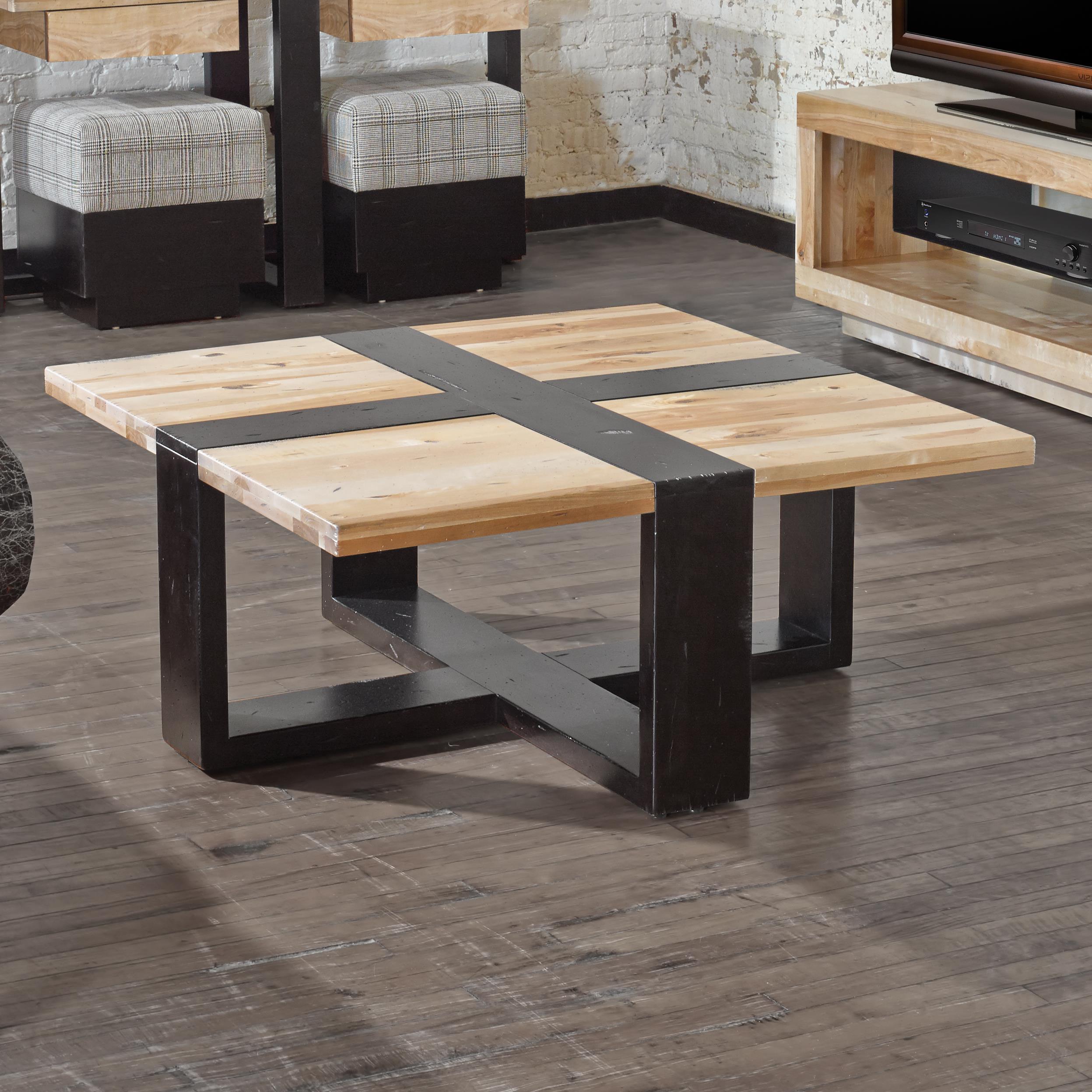 Canadel Loft Living Customizable Square Coffee Table Wayside Furniture Cocktail Coffee Tables