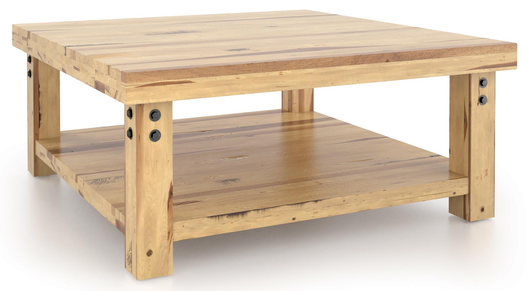 Canadel Loft Living Customizable Square Coffee Table Wayside Furniture Cocktail Coffee Tables