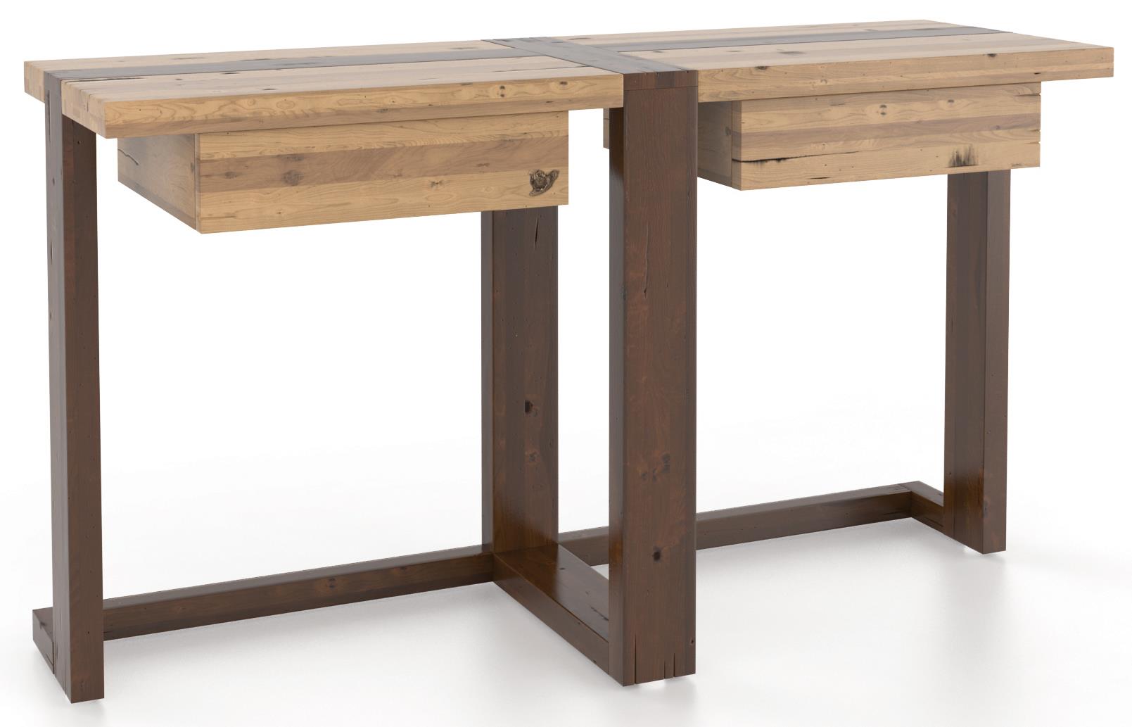 Canadel Loft Living Customizable Sofa Table Bennett S Furniture And Mattresses Sofa Tables Consoles