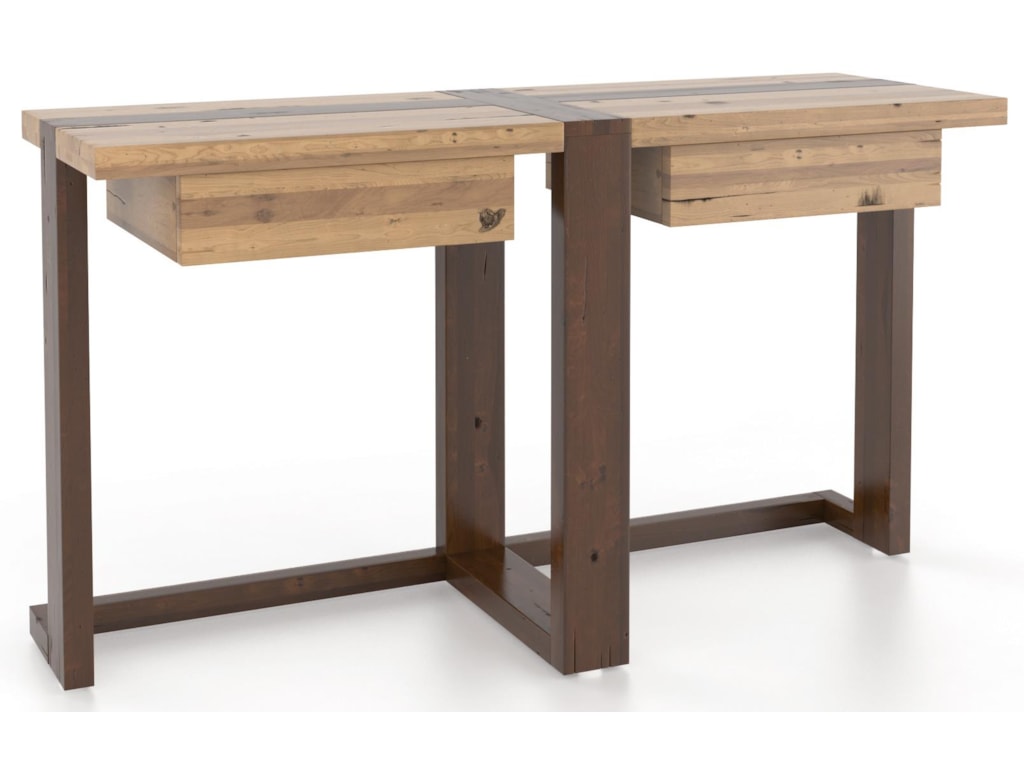 Canadel Loft Living Customizable Sofa Table Bennett S Furniture And Mattresses Sofa Tables Consoles