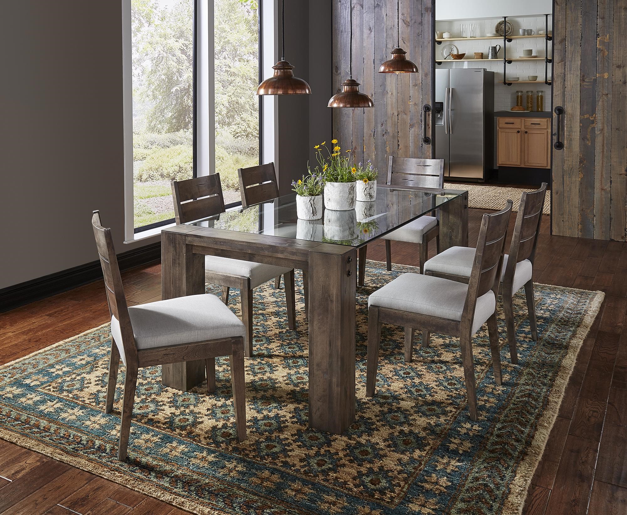 Canadel Loft Sunbrella Side Chair Belfort Furniture Dining Side Chairs