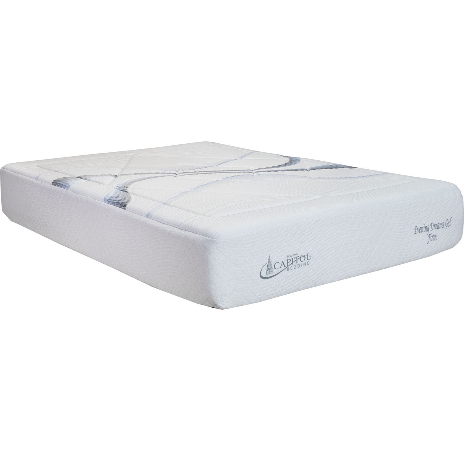 Capitol Bedding Evening Dreams Queen Firm Gel Memory Foam Mattress