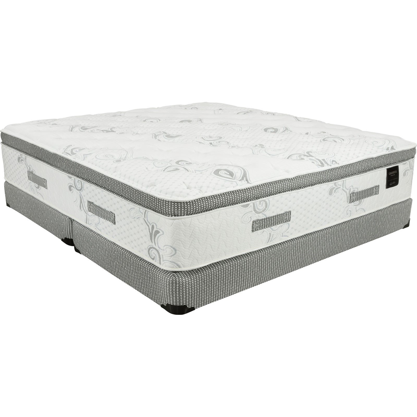 Capitol Bedding Grandeur PT King Firm Hybrid Pillow Top ...