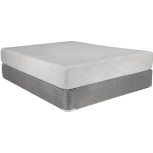 Capitol Bedding Melrose Gel Queen 10 Gel Memory Foam Mattress And Semi Flex 61 Foundation Vandrie Home Furnishings Mattress And Box Spring Sets