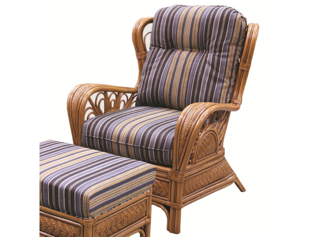 Capris Furniture 321 CollectionExposed Rattan Chair