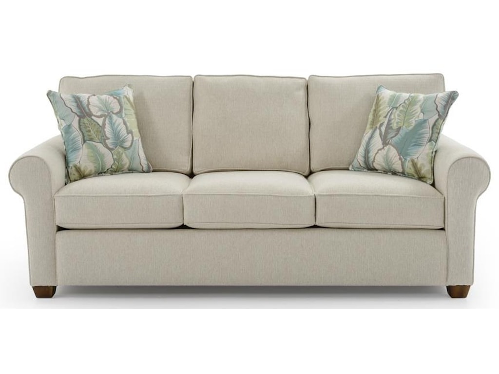 Capris Furniture 912 Q912 Zeus Sand Casual Queen Size Sleeper Sofa Capris Furniture 912sleeper Sofa