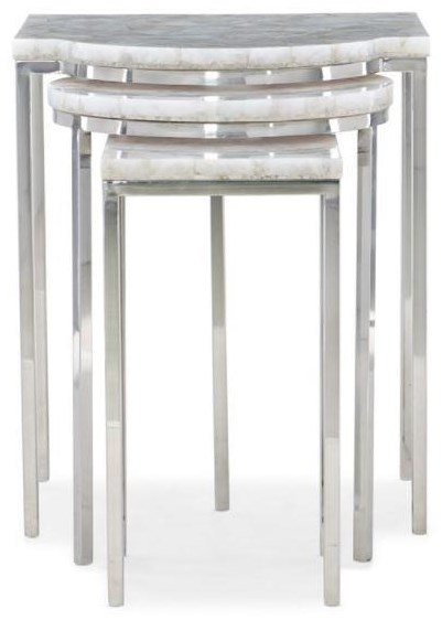 Anthology Collections Caracole Classic Marble Top Bunching Tables