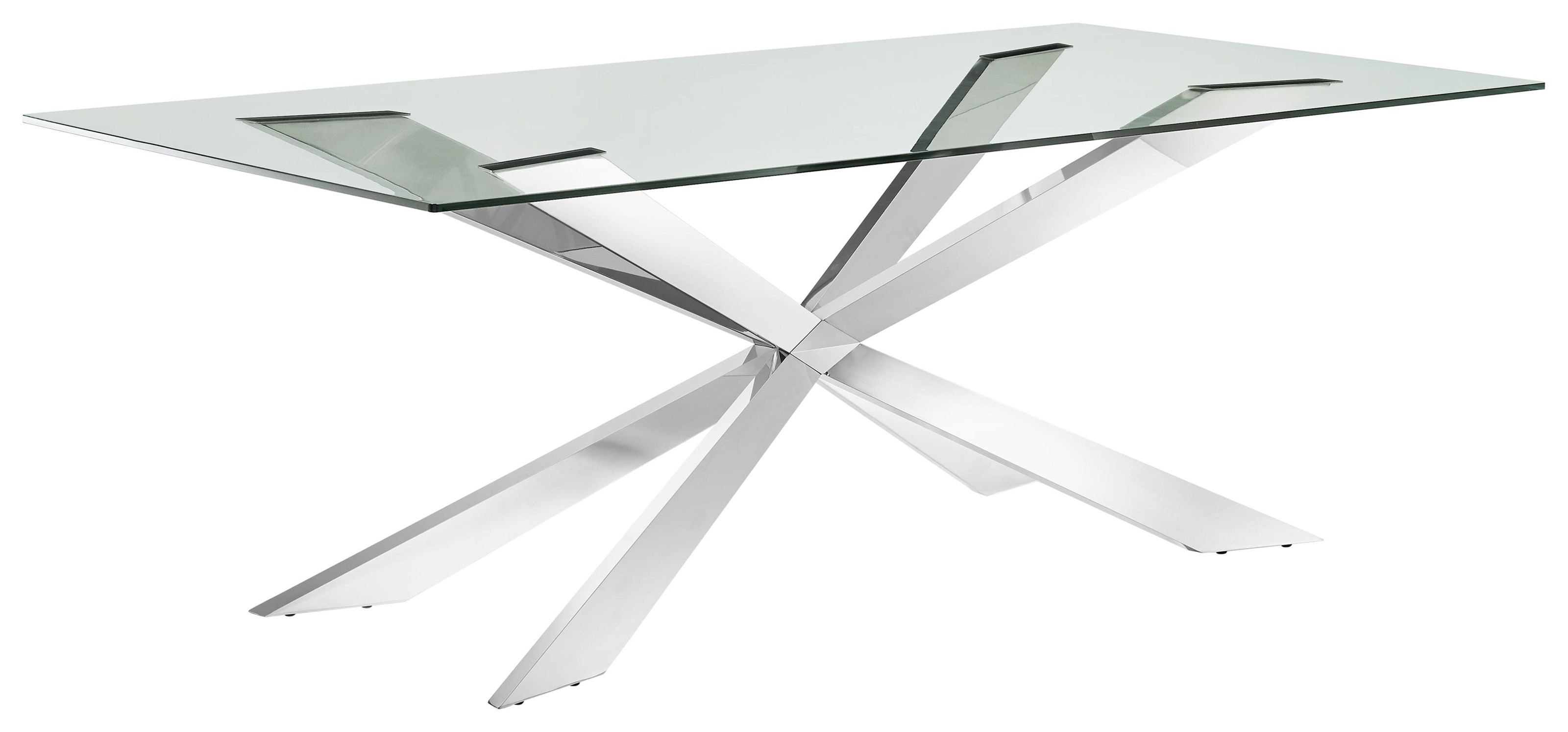 Casabianca Vortex Bs 70 1 2 Vortex Glass Dining Table Baer S Furniture Dining Tables