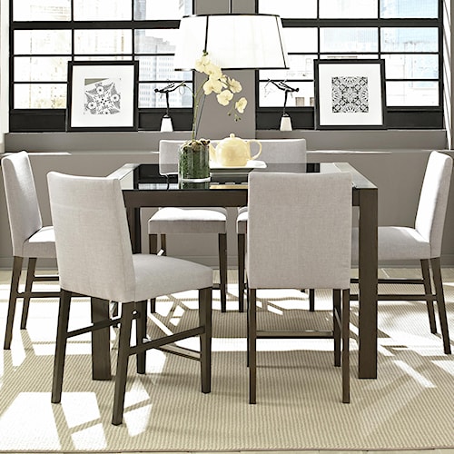 belfort select modera cafe table with glass top and 6 chair set belfort furniture pub table belfort select modera cafe table with glass top and 6 chair set belfort furniture pub table