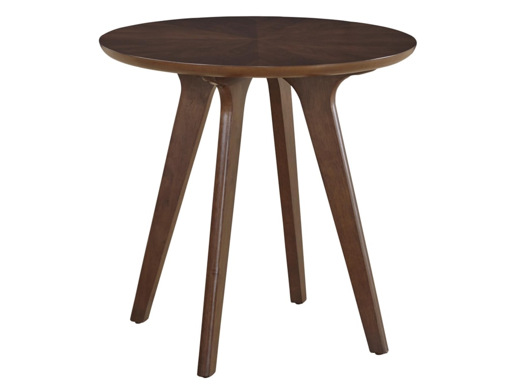 Oslo Mid Century Modern Round End Table By Casana At Rotmans Oslo Mid Century Modern Round End Table By Casana At Rotmans