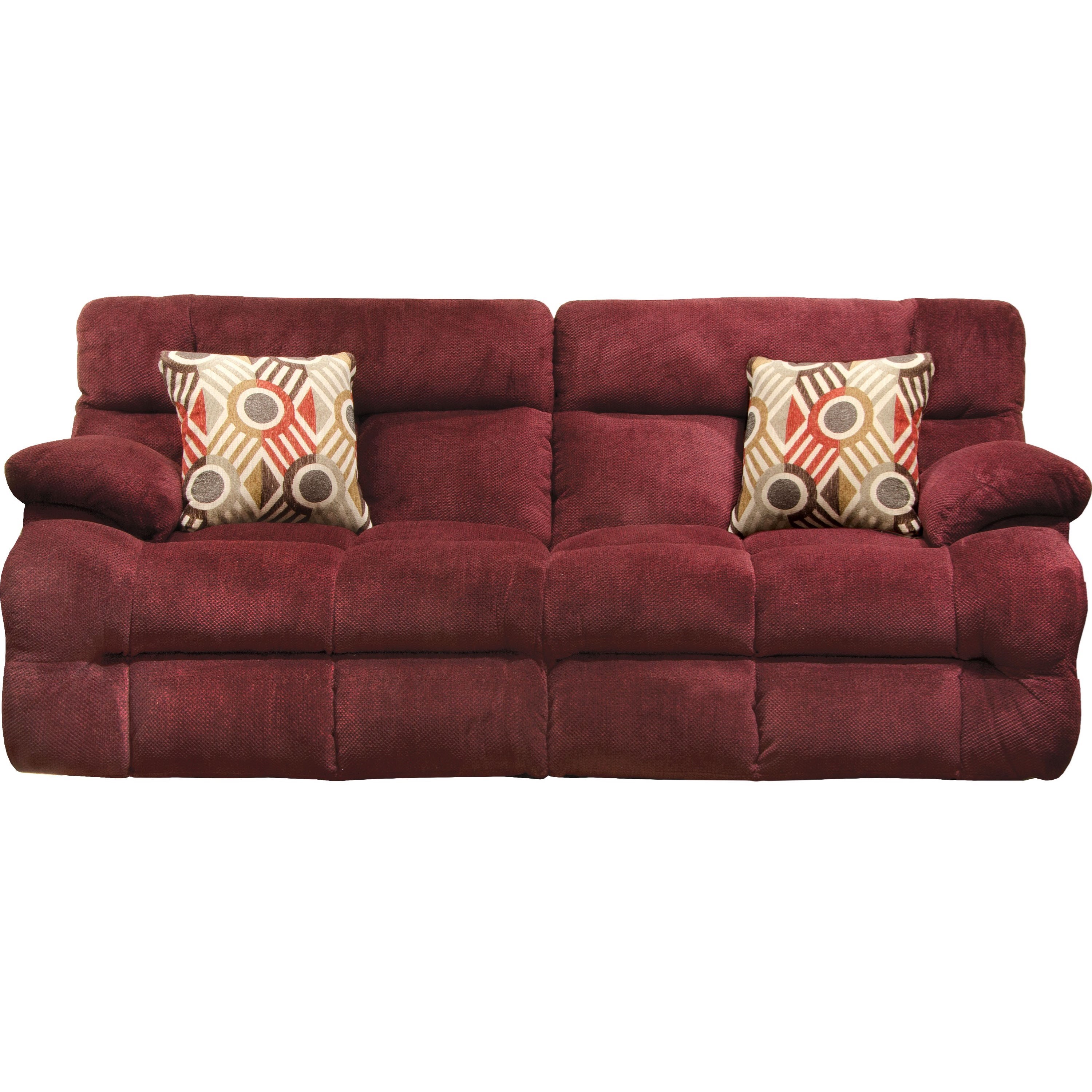 Catnapper Brice 62041 Lay Flat Reclining Sofa With Power Headrest