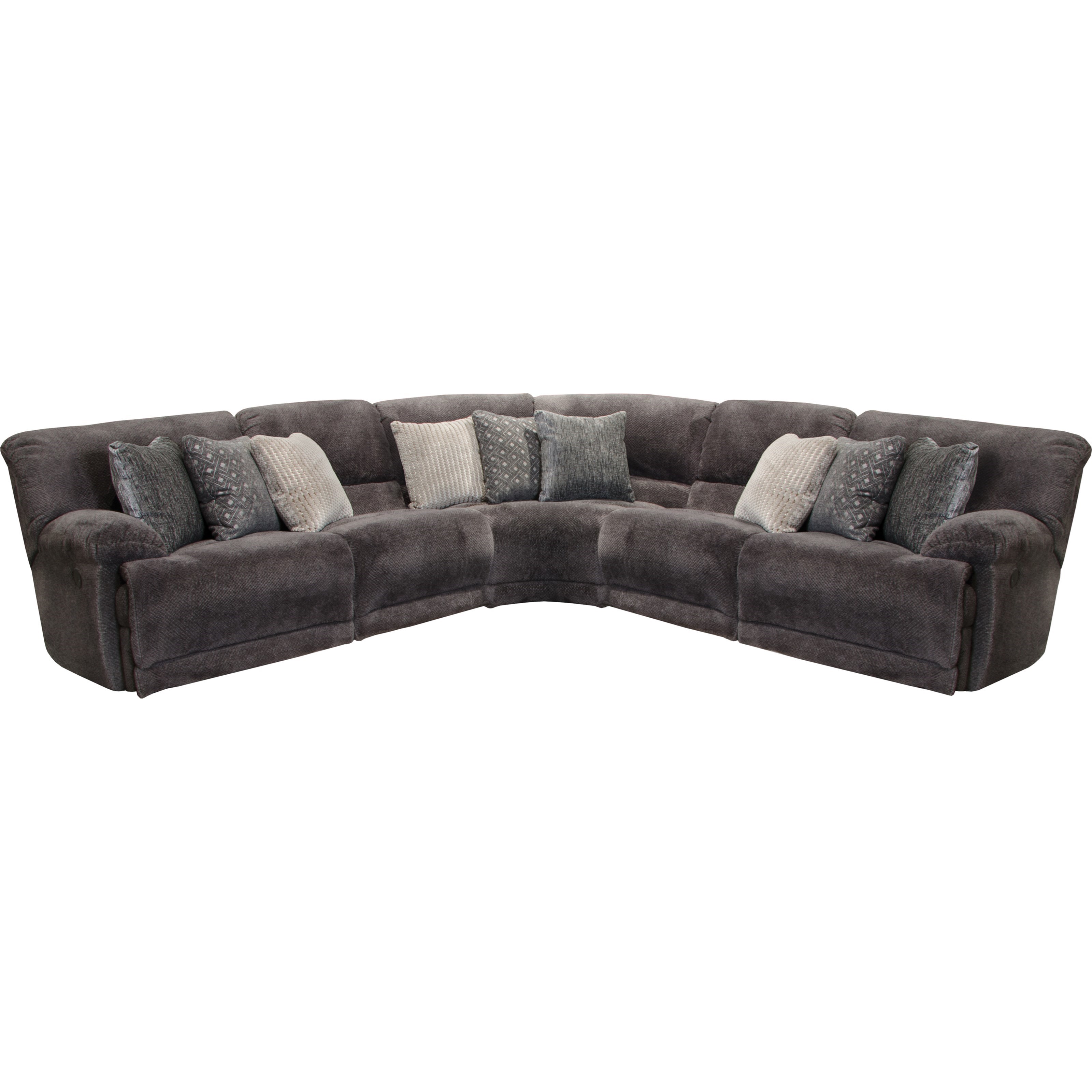 Catnapper Burbank Power Reclining Sectional With Usb Ports