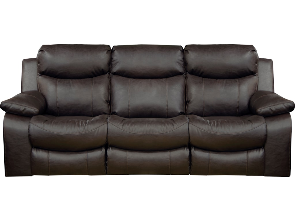 Catnapper Connor Casual Lay Flat Power Reclining Sofa With Power