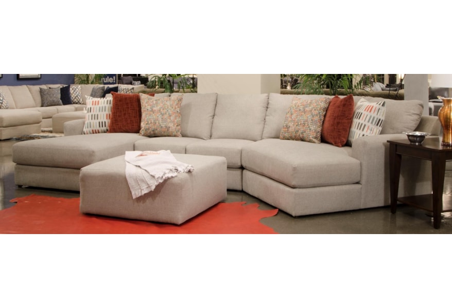 Jackson Furniture Laguna Contemporary 3 Piece Sectional With Chaise And Cuddler A1 Furniture Mattress Sectional Sofas
