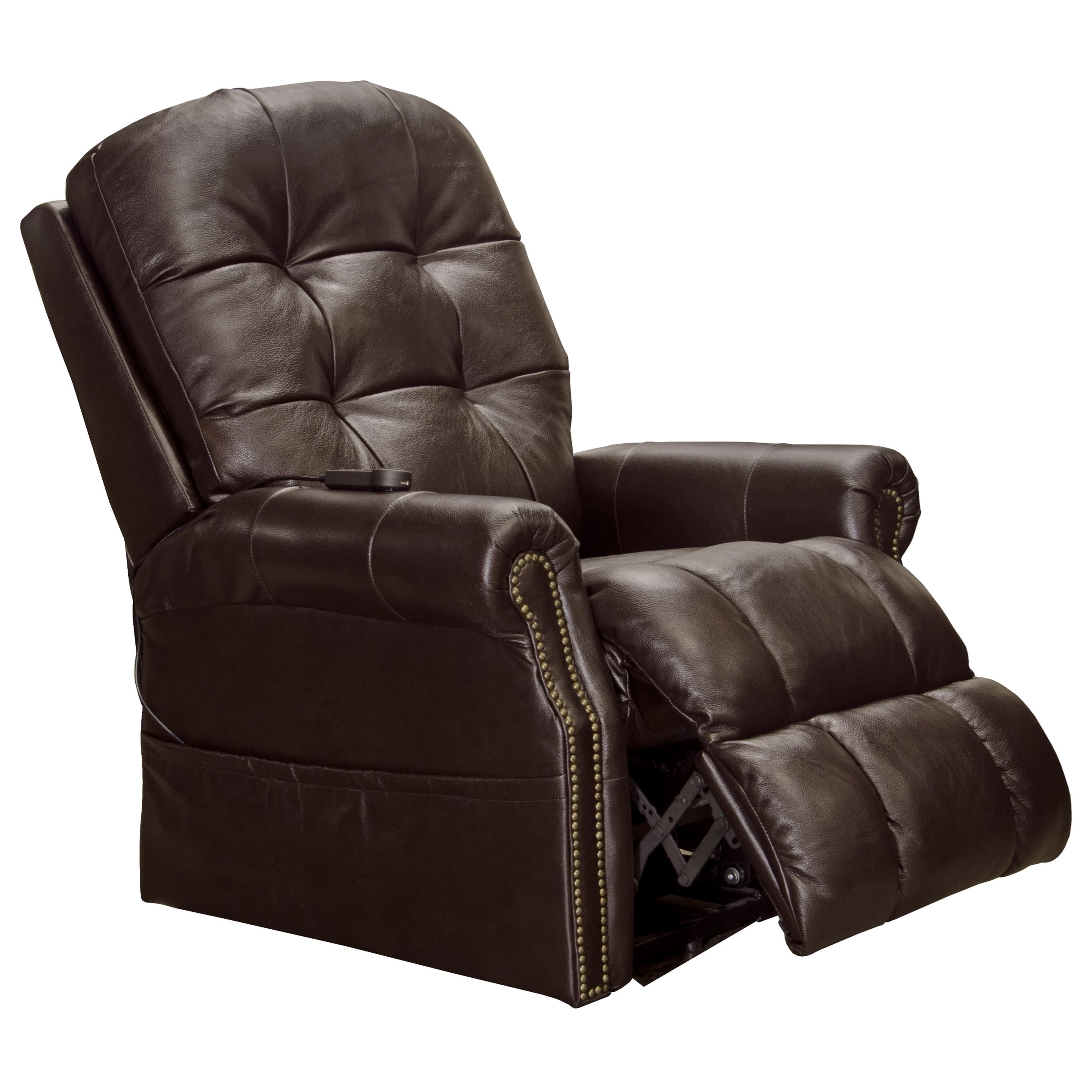 Catnapper Madison Traditional Power Lift Lay Flat Recliner With Heat And Massage Lindy S Furniture Company Lift Chairs