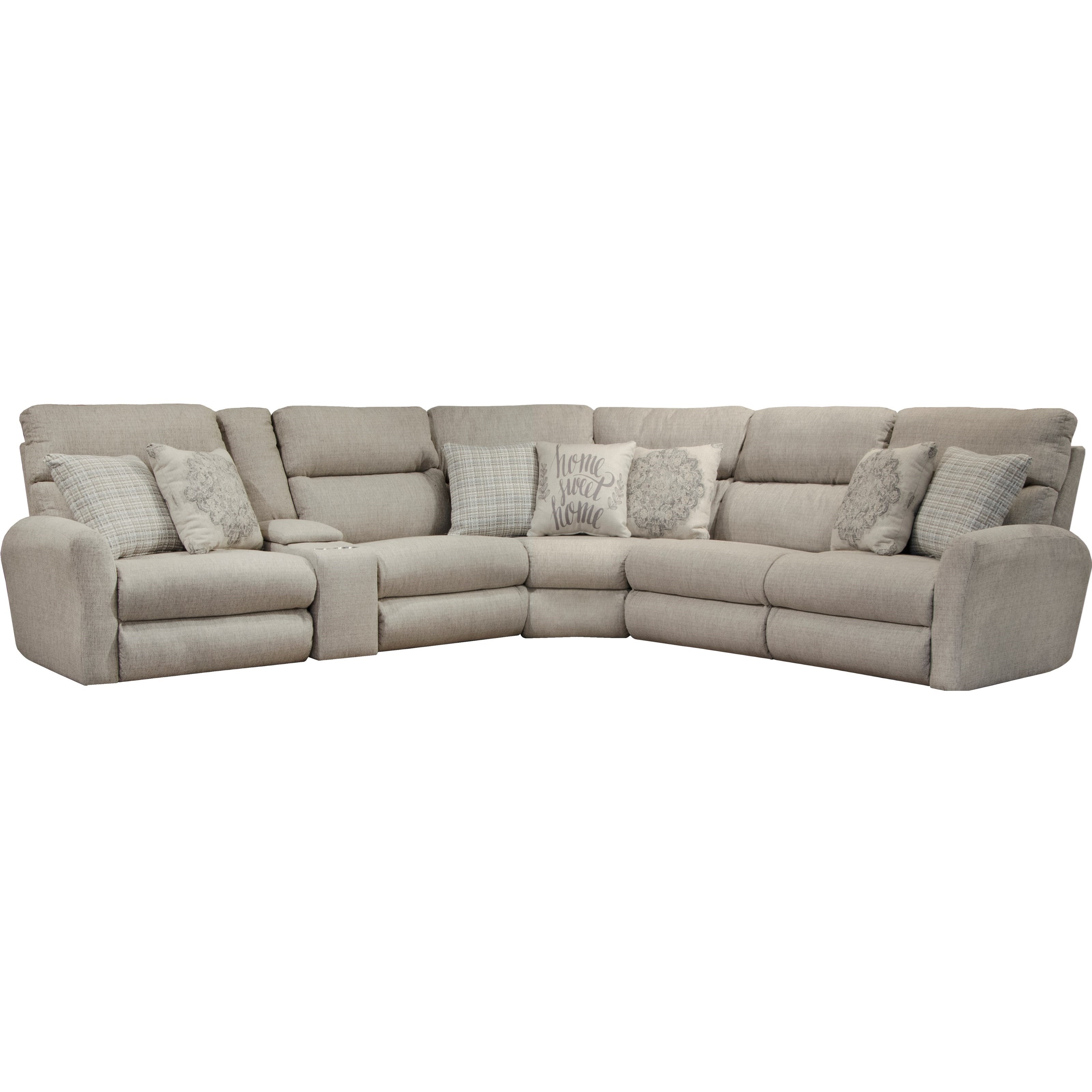 Catnapper Mcpherson Contemporary Reclining Sectional Lindy S Furniture Company Reclining Sectional Sofas