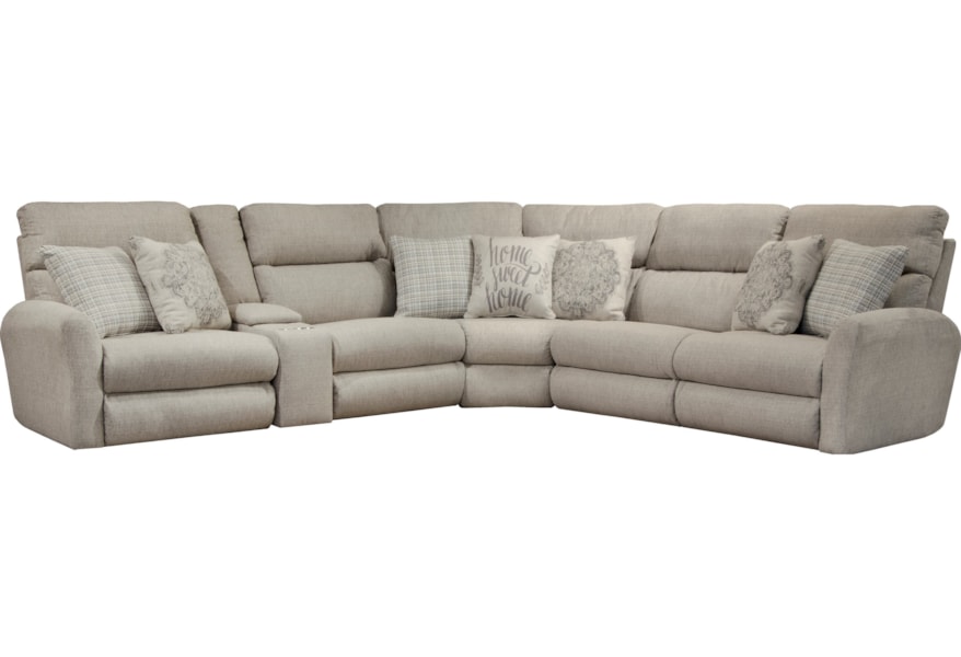 Catnapper Mcpherson Contemporary Reclining Sectional Gill Brothers Furniture Reclining Sectional Sofas